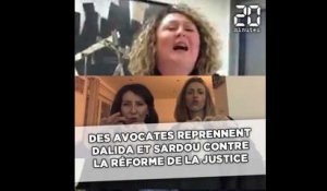 Des avocats en colère reprennent Sardou et Dalida