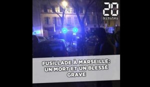 Fusillade à Marseille: Un mort et un blessé grave