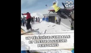 Géorgie: Un télésiège s'emballe et blesse plusieurs skieurs