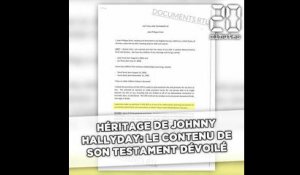 Héritage de Johnny Hallyday: Le contenu de son testament dévoilé