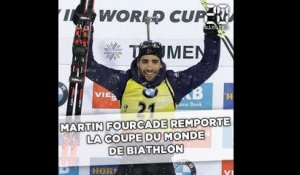 Martin Fourcade gagne la Coupe du monde de biathlon