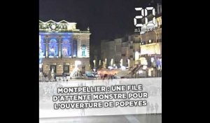 Montpellier: Une file d'attente monstre lundi pour l'ouverture de Popeyes