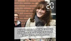 Quand Carla Bruni évoque sa belle entente sexuelle avec Nicolas Sarkozy