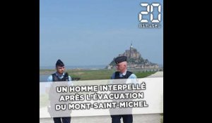 Un homme interpellé après l'évacuation du Mont-Saint-Michel