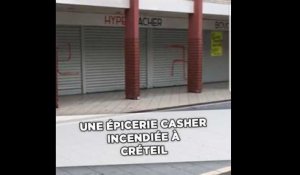 Une épicerie casher incendiée à Créteil