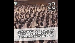 Corée du Sud: 4.000 couples de l'Eglise de l'unification se marient collectivement