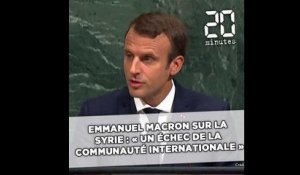 Emmanuel Macron sur la Syrie : « La communauté internationale doit prendre acte d'un échec collectif »