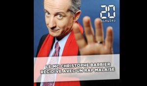 Le MC Christophe Barbier récidive avec un rap malaise