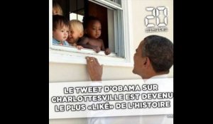Le tweet de Barack Obama sur Charlottesville est devenu le plus «liké» de l'histoire