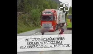 Norvège : Des écoliers évitent le drame de justesse à la sortie d'un bus