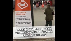 Panne à Montparnasse: Un incident intolérable pour la Ministre des transports