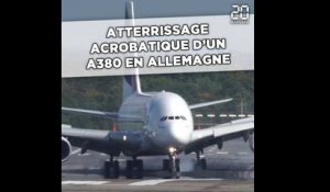 Tempête Xavier: Atterrissage acrobatique d'un A380 en Allemagne