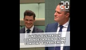 Un élu demande en mariage son compagnon au Parlement australien