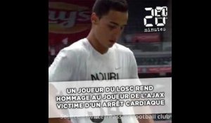 Un joueur du LOSC rend hommage au joueur de l'Ajax victime d'un arrêt cardiaque