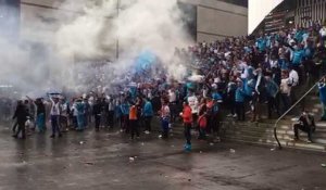 OM - Nice : les supporters lancent un « Aux armes » sur le parvis du stade Vélodrome