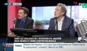 Jean-Jacques Bourdin et Edwy Plenel racontent l'échange avec Emmanuel Macron après l'interview