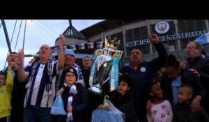 Manchester City sacré champion d'Angleterre, les fans exultent