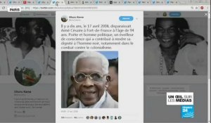 L'hommage des internautes à Aimé Césaire