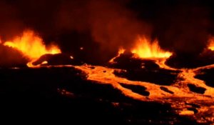 La Réunion : nouvelle éruption du Python de la Fournaise, les superbes images (vidéo)