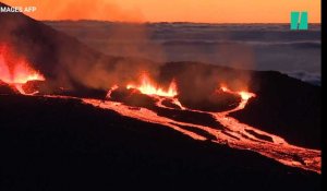 Les images de la nouvelle éruption du Piton de la Fournaise
