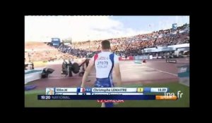 Athlétisme : championnat d'Europe, Christophe Lemaître remporte le 100 m