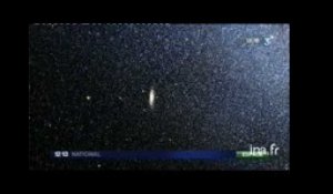 Collision inévitable des galaxies Andromède et la Voie lactée