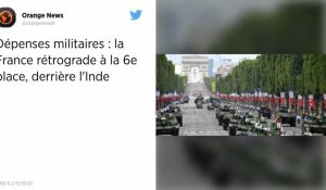 Dépenses militaires: la France rétrograde à la 6e place.
