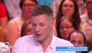 Matthieu Delormeau revient sur son accident et explique pourquoi il a appelé Cyril Hanouna