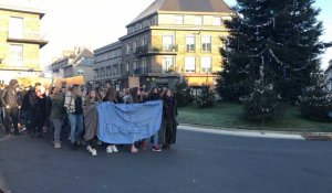 Vire. Manifestation des élèves du lycée Marie Curie
