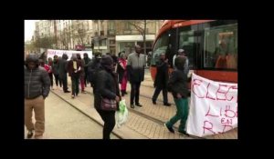 Manifestation des Congolais - Le Maine Libre 