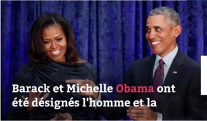 Michelle et Barack Obama, la femme et l'homme les plus admirés des États-Unis