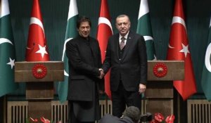 Turquie : conférence de presse d'Erdogan avec Imran Khan
