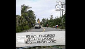 Thaïlande: 4 morts après le passage de la tempête Pabuk