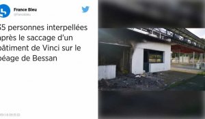 Incendie d'un local de Vinci au péage de Bessan : 45 interpellations dans l'Hérault