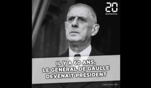 Le 8 janvier 1959, le général de Gaulle devenait président