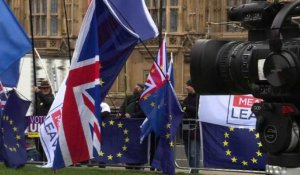 Londres: manifestation avant le vote sur l'accord de Brexit