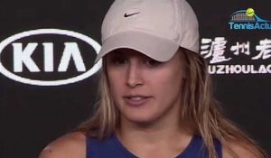 Open d'Australie 2019 - Eugenie Bouchard : "Ça va être cool de jouer Serena Williams"
