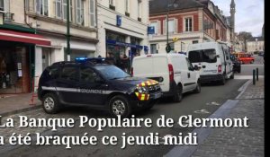 Clermont : La Banque Populaire braquée, le braqueur tué