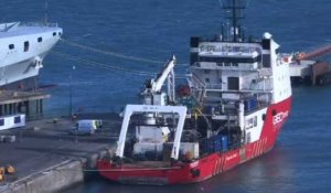 Disparition de Sala: images du bateau transportant un corps