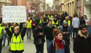 Acte 11: mobilisation importante des "gilets jaunes" à Toulouse