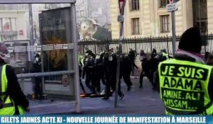 Gilets jaunes - Acte XI : nouvelle journée de manifestation à Marseille