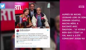 Michel Legrand décédé : Macha Méril raconte en larmes ses derniers instants