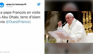 Le pape François en visite à Abu Dhabi, terre d'islam