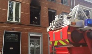 Roubaix : un appartement détruit dans un incendie