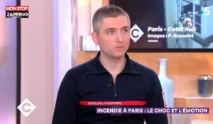 C à vous : le porte-parole des pompiers raconte l'incendie dans le XVIe arrondissement (vidéo)