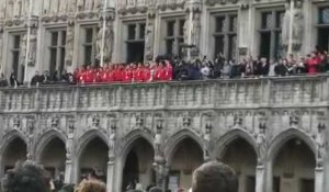 Hockey: la brabançonne sur la Grand-Place de Bruxelles pour le retour des Red Lions