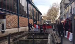 Un homme indemne après une chute de plusieurs mètres aux halles de Troyes
