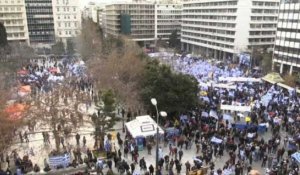 Athènes: manifestation contre l'accord sur la Macédoine