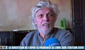 Jean-François Caujolle évoque l'Open 13 Provence