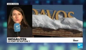 Les inégalités, parmi les préoccupations au Forum économique mondial de Davos